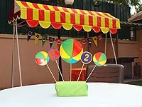 Ball Party Supplies theme Center pieces